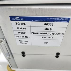 Vanne de régulation de pression intégrée MKS EDGE 6060A-G12 - Équipement et pièces semi-conductrices de renommée mondiale - Product Image 6