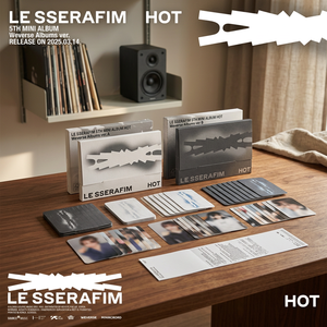 [Álbum Original Coreano 100% Auténtico] LE SSERAFIM LE SSERAFIM 5º Mini Álbum 'HOT' (Versión Weverse Albums) Álbum de K-pop (Aleatorio) - Product Image 5