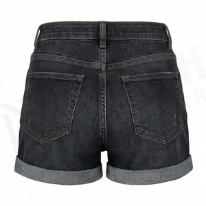 Shorts de Mezclilla Desgastados para Mujer, Estilo Jorts, Jeans Holgados, Lavado Veraniego, Calidad Premium, Moda Casual Urbana - Product Image 2