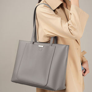 Bolso Tote de Cuero Genuino de Lujo para Mujer, Bolso de Hombro de Diseñador, Bolso de Compras para Dama con Cremallera, Tamaño Completo, Proveedor Mayorista - Product Image 5