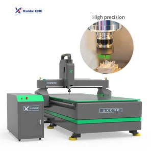 Xunke Router CNC 3d Murah Mesin Pertukangan Kayu OEM/ODM 3 Sumbu 4*8 Kaki 5*10 Kaki Mesin Router CNC Akrilik Harga untuk Iklan