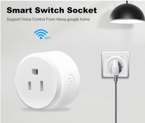 SP-US-10A-001 Tuya Smart WiFi Plug 10A US Standard <b>Socket</b> Voice Control Alexa Google Home - Product Image 4