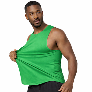 Camiseta Deportiva sin Mangas para Hombre |   Chaleco Deportivo Sin Mangas de Secado Rápido 100% Poliéster |   Entrenamiento de Baloncesto, Running y Fitness - Product Image 3