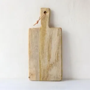 Tabla de cortar de madera dura extra resistente para cortar verduras, frutas y pan, ideal para la cocina diaria. - Product Image 2