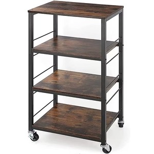 Organizador de Zapatos Metálico y de Madera que Ahorra Espacio, Estante de Almacenamiento de Múltiples Niveles, Organizador de Zapatos Metálico, Estante de Almacenamiento para Armario - Product Image 1