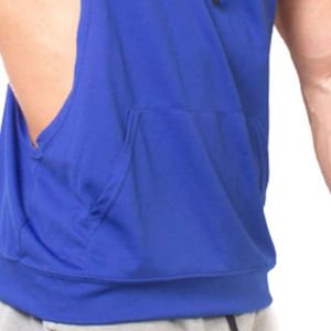 Camiseta sin mangas casual para hombre, estilo racerback, suave y cómoda, transpirable, ropa deportiva de verano, proveedor mayorista personalizado - Product Image 5