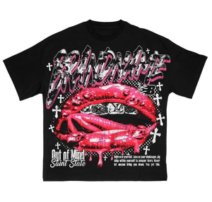 Camiseta Personalizada de Alta Calidad para Hombre, con Logotipo/Diseño Impreso, 100% Algodón Grueso de 250 g/m², Camiseta de Venta Caliente - Product Image 6