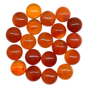 Cabochon rond en cornaline naturelle 12 mm, pierre de cornaline orange, pierres précieuses en vrac, prix de gros, lot en vrac pour la fabrication de bijoux - Product Image 6