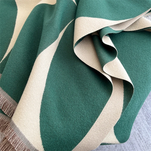 Geometric Pattern Wool Square <b>Scarf</b> for Women Winter Casual Style Durable Fringed Edge <b>Scarf</b> - Product Image 6