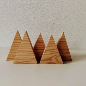 Décoration de Noël en bois naturel avec une belle veine de bois, décoration festive écologique pour la maison pour les célébrations de Noël - Product Image 4