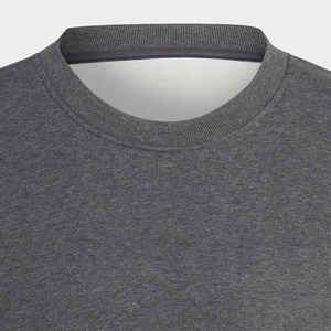 Sweat-shirt uni respirant décontracté pour femmes avec logo brodé personnalisé Sweat-shirt vierge en coton surdimensionné à col rond - Product Image 4