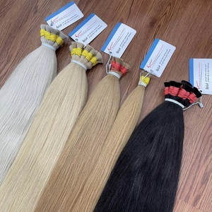 Producto más vendido, mechones de cabello crudo liso Natural de colores, extensiones de 100% BulkHair humano, sin enredos, sin desprendimiento, súper sedoso - Product Image 3