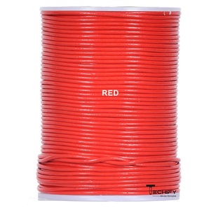 Cordon en cuir souple et lisse pour la fabrication de bijoux, idéal pour les créations de perles et de métaux, la couture et les composants décoratifs de bijoux. - Product Image 4