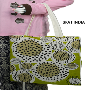 Sac fourre-tout en coton recyclé avec fermeture éclair à imprimé animal, deux anses, logo personnalisé imprimé - Vente en gros pour usage quotidien et shopping - Product Image 6