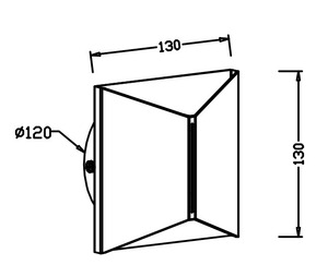 Lámpara de Pared Exterior Impermeable IP65 para Decoración de Jardín y Patio, Iluminación Exterior de Superficie - Product Image 2