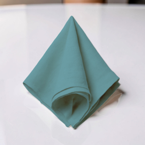 Ensemble de serviettes de table élégantes en coton uni, serviettes en tissu réutilisables pour les dîners formels et l'usage quotidien - Product Image 1
