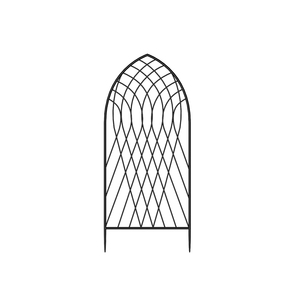 Panel de Enrejado Decorativo Personalizado para Jardín con Diseño de Rejilla Ornamental para Soporte de Crecimiento de Plantas en Exteriores - Product Image 1