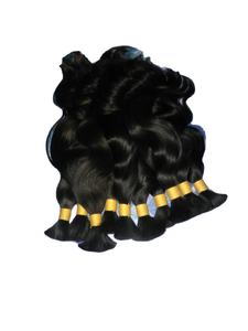 Extensions de cheveux humains vierges vietnamiens avec fixation par clip, trame simple, cheveux en vrac - Product Image 3