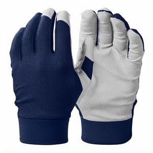 Unisex Professional Customized PU Leather Baseball Batting Gloves <b>Hook</b> Loop Closure Padded Wrist Support Breathable Lightweight - Product Image 3