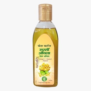 Huile capillaire ayurvédique Patanjali Kesh Kanti Mustard Amla pour des cheveux épais et brillants - Product Image 1
