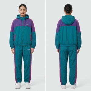 Kids Elastic Waist Windbreaker Tracksuit - Zip-Up <b>Jogging</b> Suit for <b>Jogging</b>, Wholesale OEM - Product Image 4