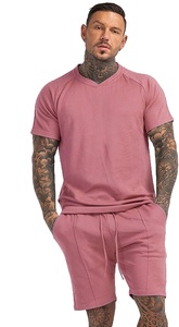 ผ้าฝ้าย100% ฤดูร้อนใหม่เสื้อผ้าสำหรับผู้ชายบวกขนาดของผู้ชายชุดฤดูร้อนที่มีโลโก้ที่กำหนดเองในเย็บปักถักร้อยและการพิมพ์ชายชุดเสื้อผ้า - Product Image 2