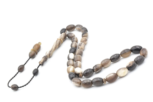 Rosario de 33 cuentas de cuerno de búfalo, Tasbih de 33 cuentas de cuerno de búfalo, Tasbih, Tasbeeh, Tasbih musulmán, Cuerno de búfalo, Oración con cuerno de búfalo - Product Image 3