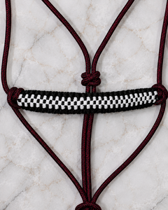 Laisse et harnais multicolores pour chevaux, pour un équipement équestre élégant, au prix de gros auprès de l'exportateur Rope Halter - Product Image 5