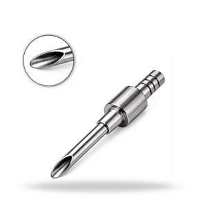 Conector de cánula de acero inoxidable para botella, para uso médico y veterinario - Product Image 1