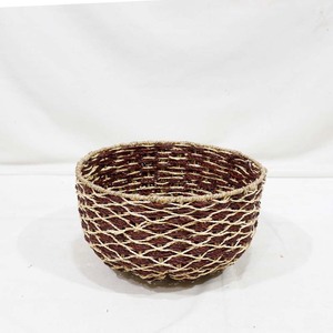 Rustic Indoor Seagrass Planter Set Flower Pot <b>Basket</b> Eco-Friendly Hanging for Home Decoration Round Open <b>Weave</b> No Handles - Product Image 5