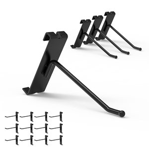 HUHOLE - Juego de 32 Ganchos de Plástico para Rejilla de Pared, 6 Pulgadas, Removibles, Soportan hasta 9.9 lb - Product Image 5