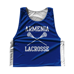 Chaleco Reversible de Lacrosse con Estampado por Sublimación, Unisex, Transpirable, de Malla, para Práctica, Talla Adulto - Product Image 1