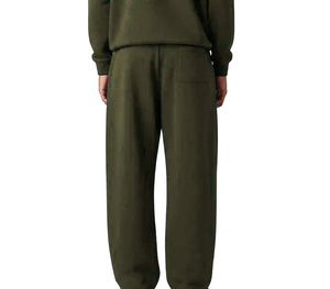 DAIZEN STAR Men's Gray 100% Cotton Sweatpants Elastic Waist Drawstring Casual Joggers Side Pockets Midweight Autumn Wear Washed - Product Image 6