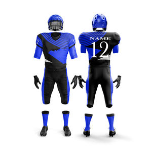 Uniformes de football américain sur mesure de haute qualité, respirants, sublimés, fabriqués au Pakistan, prix bas, OEM - Product Image 6