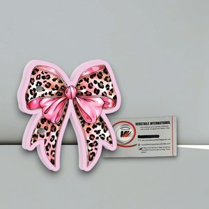 Plaque magnétique réutilisable en acrylique pour extensions de cils, motif tendance rose guépard, nœud, cœur, papillon, fleur, diamant - Product Image 3