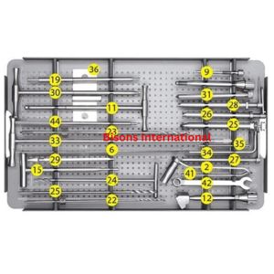 BISONS Wholesale Professional Stainless Steel Manual Tibia Intramedullary Nail Fixation Surgical Tool Set - Product Image 3
