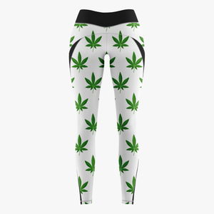 Leggings de compression imprimés par sublimation, ajustement athlétique, respirants, extensibles, séchage rapide, mi-élastiques, pour la gym, le BJJ et l'entraînement de combat - Product Image 3