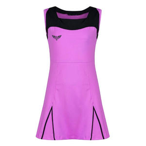 Vestido de Tenis Negro para Mujer con Panel de Malla, Sin Mangas, Vestido Deportivo para Golf, Secado Rápido, Ropa Deportiva, Novedad 2026 - Product Image 4