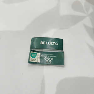 Etiquetas de Cuidado con Código QR Impreso de Corte Recto para Bolsas de Ropa, Zapatos y Ropa Urbana - Servicio OEM para Materiales Textiles - Product Image 2