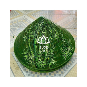 HOT SELLING BLUE LOTUS Sabrina Vietnamese Top Bamboo Palm Leaf Sun Shield <b>Beach</b> Casual Adjustable Unisex Ribbon Rope Farming - Product Image 1
