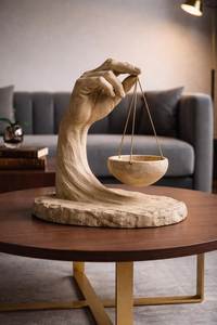 Escultura de Mano Abstracta Moderna en Bronce, Estatua Artística Irregular para Decoración del Hogar, Sala de Estar, Regalo o Recuerdo - Product Image 2
