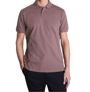 Novedad de verano de alta calidad, polos transpirables informales para hombre, ropa de equipo con logotipo personalizado, Polo de Golf liso de secado rápido para hombre - Product Image 1