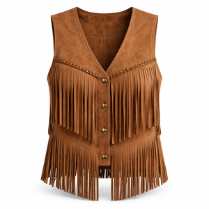 Chaleco de Flecos Tejidos Transpirables Marrón Otoño/Invierno Personalizado al por Mayor para Mujer - Pedidos al por Mayor Directamente del Proveedor de Fábrica - Product Image 1