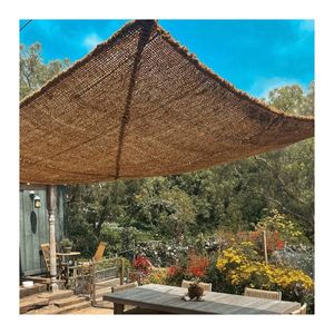 BEST SELLING BLUE LOTUS <b>Green</b> Living Coir Shade Sail Durable Outdoor Sun Protection <b>Net</b> Windproof Customizable Size 6m - Product Image 1
