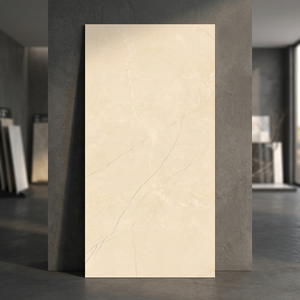 Jordan Ivoire Aspect Marbre Porcelaine Pierre Frittée Pleine Glacée Brillante Grande Dalle 600x1200 Carreaux de Sol Carreau de Céramique Blanc - Product Image 4