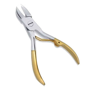 Coupe-ongles d'orteils en acier inoxydable plaqué or, coupe-ongles épais, fabricant et grossiste de coupe-ongles d'orteils - Product Image 6