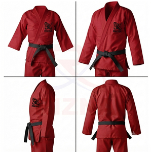 OEM Unisex Karate Uniforms 240g 100% Polyester Lightweight Breathable Windproof Anti-Bacterial Eco-Friendly Durable High - Product Image 4