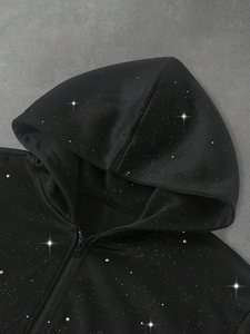 Hot Sale New Arrival <b>Rhinestone</b> <b>Hoodies</b> for Men Unique Style Breathable Cotton Blended Lightweight Men <b>Rhinestone</b> <b>Hoodies</b> - Product Image 6