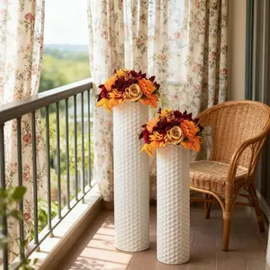 Premium Transparent <b>Square</b> Iron Coastal Decorative Flower <b>Vase</b> Living Room Tabletop Bulk Export Zahid Exports India Big - Product Image 4