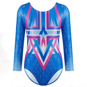 Justaucorps de cheerleading pour filles en spandex à manches longues, de haute qualité et à prix abordable, avec couleurs et designs personnalisés pour la compétition et l'entraînement - Product Image 2